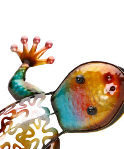 Alternative view of Christmas Concepts® 53cm Colourful Metal Gecko Wall Art - Indoor/Outdoor Garden Decoration