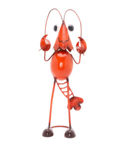 Christmas Concepts® 38cm (15'') Standing Metal Red Lobster - Indoor/Outdoor Garden Decoration