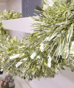 Alternative view of Christmas Concepts® 3m / 9.8ft Chunky/Fine Christmas Tinsel - Christmas Decoration - High Quality Tinsel (Mint Green)