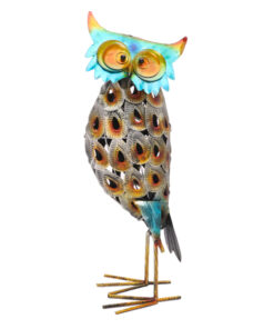 Christmas Concepts® 51cm (20'') Metal Standing Owl - Indoor/Outdoor Garden Decorations