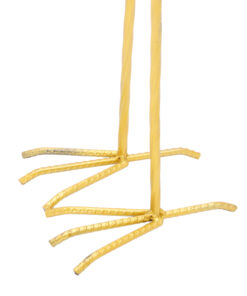 Alternative view of Christmas Concepts® 76cm Colourful Standing Metal Peacock With Jewel Feathers - Indoor/Outdoor Garden Decoration