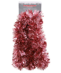 Christmas Concepts® 3m / 9.8ft Chunky/Fine Christmas Tinsel - Christmas Decoration - High Quality Tinsel (Blush Pink)