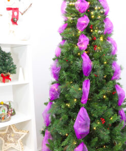 Alternative view of Christmas Concepts® 9M x 40CM Sheer Organza - Christmas/Party/Wedding Decoration (Deep Purple)
