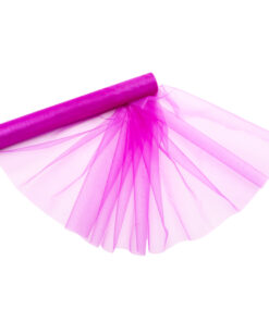 Christmas Concepts® 9M x 40CM Sheer Organza - Christmas/Party/Wedding Decoration (Deep Purple)