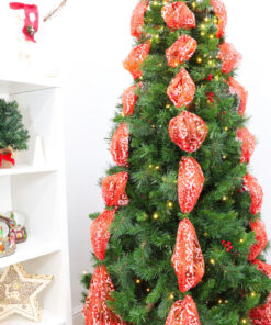 Alternative view of Christmas Concepts® 9M x 40CM Sheer Organza - Christmas/Party/Wedding Decoration (Candy Cane)