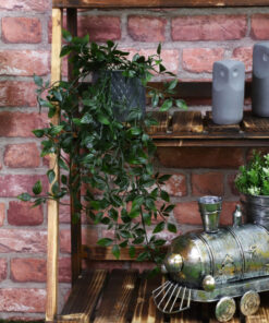 Alternative view of Christmas Concepts® 20cm (8'') Silver & Gold Metal Santa Train - Christmas Plant Pot - Indoor/Outdoor Garden Christmas Decoration