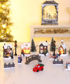 Alternative view of Christmas Concepts® 25 Piece LED Battery Operated Traditional Christmas Village Scene