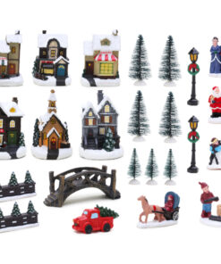 Christmas Concepts® 25 Piece LED Battery Operated Traditional Christmas Village Scene
