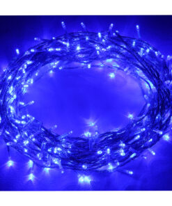 Christmas Concepts® 300 Blue Led Chasing Lights With Transparent Cable - 25.9m Lit Length- Christmas Lights