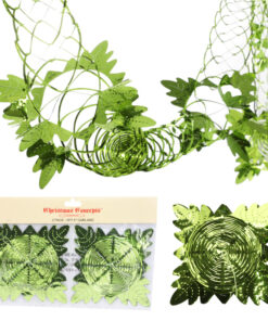 Christmas Concepts® Pack Of 2 9ft Foil Garland Festive Hanging Decorations - Christmas Decorations (Mint Green)