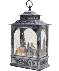 Christmas Concepts® 40cm Battery Operated Musical Animated Christmas Lantern Scene - LED Lights & Moving Ice Rink