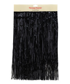 Christmas Concepts® Shiny Lametta - Christmas Tree Decorations (Black)