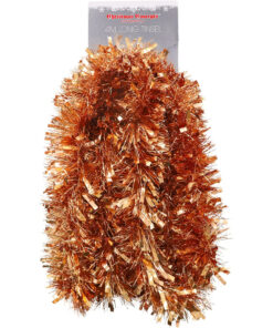 Christmas Concepts® 4m Metre Chunky/Fine Christmas Tinsel - Christmas Decoration Tinsel (Copper)