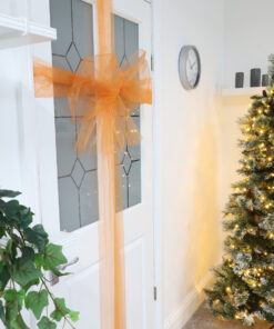 Alternative view of Christmas Concepts® Coral Christmas Fabric Door Bow Decoration - Make Your Own Fabric Bow