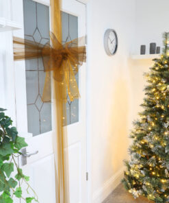 Alternative view of Christmas Concepts® Copper Christmas Fabric Door Bow Decoration - Make Your Own Fabric Bow