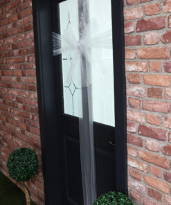 Alternative view of Christmas Concepts® White Christmas Fabric Door Bow Decoration - Make Your Own Fabric Bow