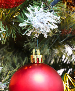 Alternative view of Christmas Concepts® 300 Green Christmas Tree Hooks - Baubles Hangers - Ornament Hangers