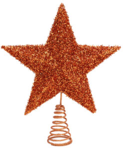 Alternative view of Christmas Concepts® 28cm Sparkly Tree Top Star - Luxury Christmas Decorations (Copper)