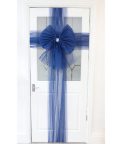 Christmas Concepts® DIY Decorative Door Bow With Diamante Decoration - Wedding/Parties/Christmas (Midnight Blue)