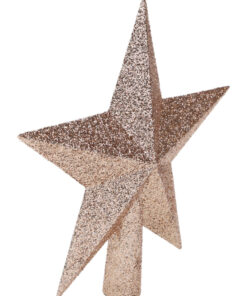 Alternative view of Christmas Concepts® 20cm Glitter Tree Top Star Decoration – Christmas Tree Topper (Champagne)