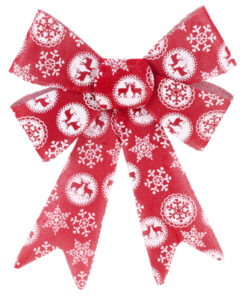 Christmas Concepts® 37cm Red Bow - All Occasion Accessories (Snowflake & Reindeer)