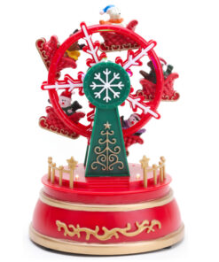 Christmas Concepts® 20cm Animated Christmas Ferris Wheel with Warm White and Multi Coloured LEDs – Battery Operated – Christmas Village