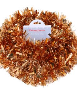 Christmas Concepts® 2 Metre Chunky/Fine Christmas Tinsel - Christmas Decoration Tinsel (Copper)