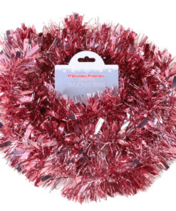 Christmas Concepts® 2 Metre Chunky/Fine Christmas Tinsel - Christmas Decoration Tinsel (Blush)