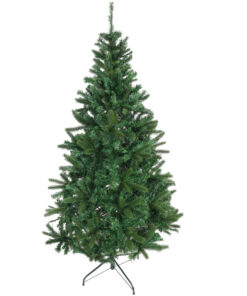 6FT (1.8M) Green Pine Christmas Tree With 850 Tips & Foldable Metal Base