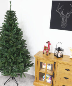 Alternative view of 6FT (1.8M) Green Pine Christmas Tree With 850 Tips & Foldable Metal Base