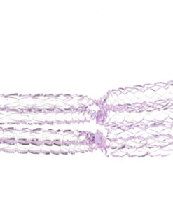 Alternative view of Christmas Concepts® 9ft x 1ft Large Square Foil Garland Festive Hanging Decoration – Christmas Trimming (Baby Pink)