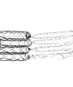 Alternative view of Christmas Concepts® 9ft x 1ft Large Square Foil Garland Festive Hanging Decoration – Christmas Trimming (Black & Silver)