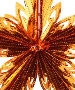 Alternative view of Christmas Concepts® 16” (1.3ft) Large Foil 3D Star Hanging Decoration – Christmas Trimming (Copper)