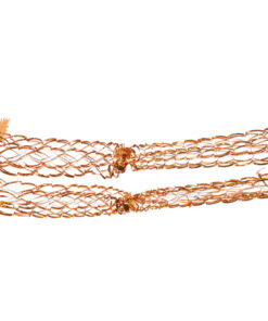 Alternative view of Christmas Concepts® 9ft x 1ft Large Square Foil Garland Festive Hanging Decoration – Christmas Trimming (Copper)