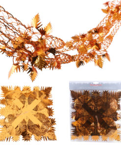 Christmas Concepts® 9ft x 1ft Large Square Foil Garland Festive Hanging Decoration – Christmas Trimming (Copper)