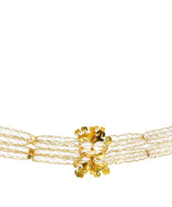 Alternative view of Christmas Concepts® 9ft x 1ft Large Round Foil Garland Festive Hanging Decorations – Christmas Trimming (GOLD)