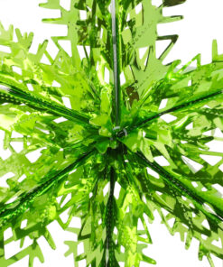 Alternative view of Christmas Concepts® 16” (1.3ft) Large Foil 3D Snowflake Hanging Decoration – Christmas Trimming (Mint Green)