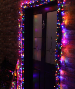 Alternative view of Christmas Concepts® 1000 12M/40FT Multi Colour LED Cluster Lights with 8 Function Controller - Indoor/Outdoor - Energy Efficient A++ - Christmas Lights