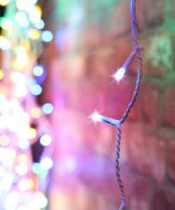 Alternative view of Christmas Concepts® 360 11.8m/39ft Multi Colour LED Snowing Icicle Lights with Speed Controller - Christmas Outdoor Lighting - Energy Efficient A++