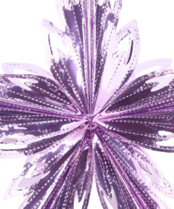 Alternative view of Christmas Concepts® 16” (1.3ft) Large Foil 3D Star Hanging Decoration – Christmas Trimming (Baby Pink)