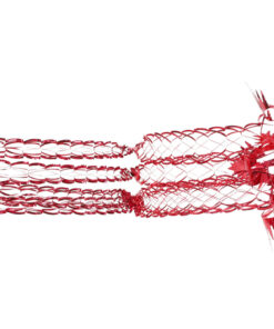 Alternative view of Christmas Concepts® 9ft x 1ft Large Square Foil Garland Festive Hanging Decoration – Christmas Trimming (Red)