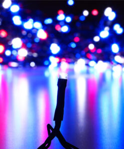 Alternative view of Christmas Concepts® 300 Red, White & Blue LED Chasing Lights - Indoor/Outdoor - 8 Function Control Box