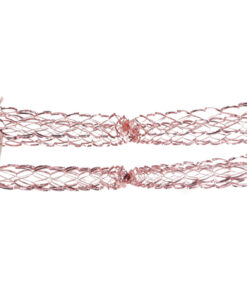 Alternative view of Christmas Concepts® 9ft x 1ft Large Square Foil Garland Festive Hanging Decoration – Christmas Trimming (Rose Gold)