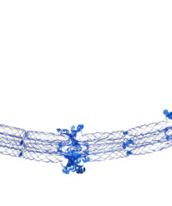 Alternative view of Christmas Concepts® 9ft x 1ft Large Round Foil Garland Festive Hanging Decorations – Christmas Trimming (Royal Blue)