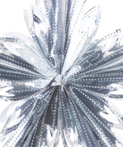 Alternative view of Christmas Concepts® 16” (1.3ft) Large Foil 3D Star Hanging Decoration – Christmas Trimming (Silver)