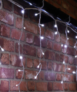 Christmas Concepts® 360 11.8m/39ft White LED Snowing Icicle Lights with Speed Controller - Christmas Outdoor Lighting - Energy Efficient A++