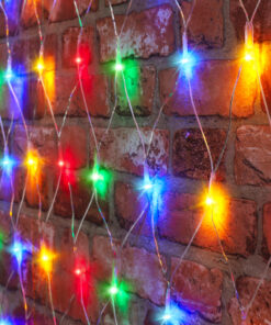 Christmas Concepts® 180 LED Chasing Net Lights with 8 Functions – 1.8 x 1.2m Christmas Lights – Energy Efficient A++ - Indoor/Outdoor Decorations (Multicolour)