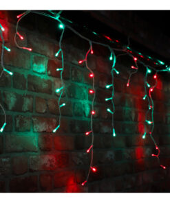 Christmas Concepts® 720 23.8m/78ft Red/Green LED Snowing Icicle Lights with Speed Controller - Christmas Outdoor Lighting - Energy Efficient A++