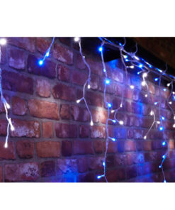 Christmas Concepts® 960 31.8m/104ft Blue/White LED Snowing Icicle Lights with Speed Controller - Christmas Outdoor Lighting - Energy Efficient A++