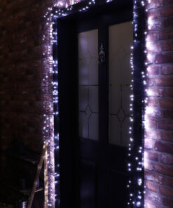 Alternative view of Christmas Concepts® 1000 12M/40FT White LED Cluster Lights with 8 Function Controller - Indoor/Outdoor - Energy Efficient A++ - Christmas Lights